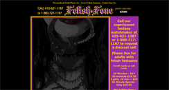 Desktop Screenshot of fetish-fone.com